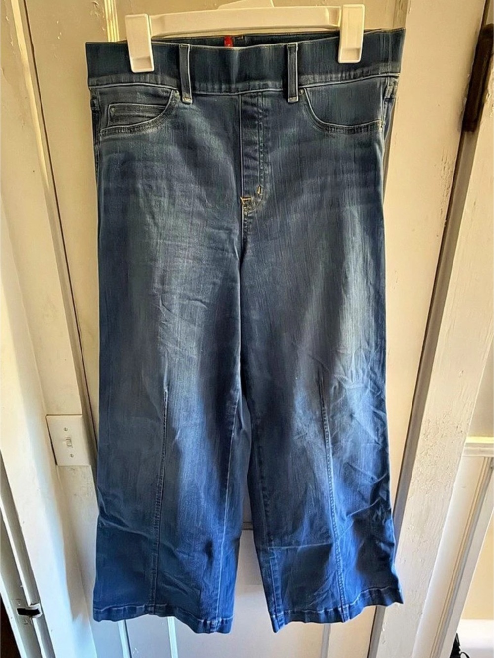 Spanx Pull-On Wide Leg Jeans